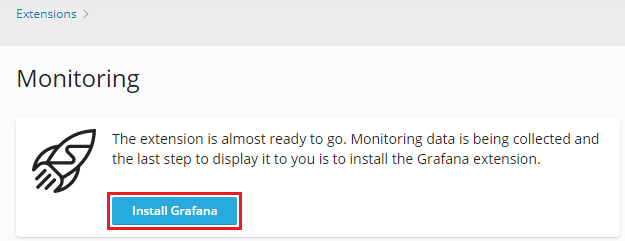 image monitoring install grafana