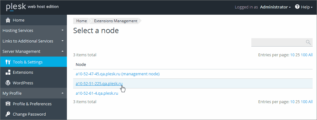 Local and Global Server Settings | Plesk Onyx documentation