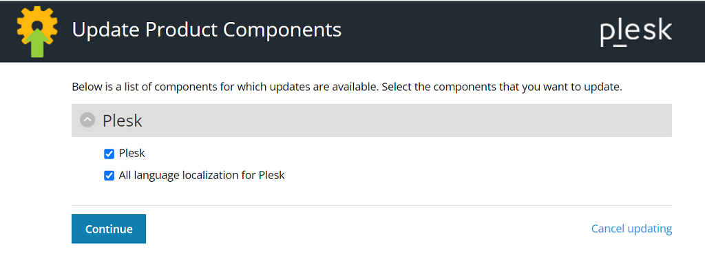 image update components