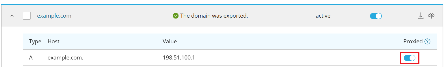 image record proxied